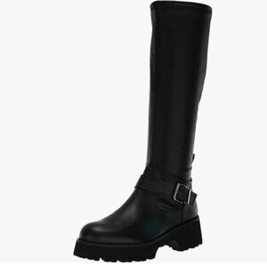 Blondo Women's Verona Fashion Boot 6 Black Stretch waterproof